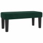 vidaXL Κρεβάτι Boxspring με Στρώμα Σκούρο Πράσινο 120x200εκ. Βελούδινο