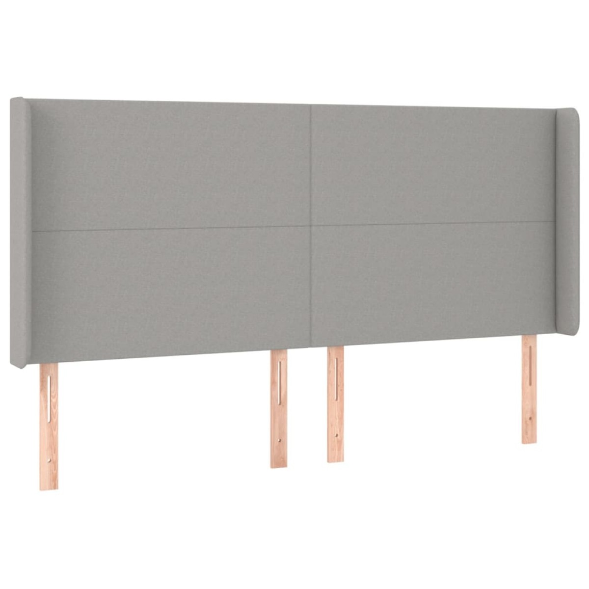 vidaXL Κρεβάτι Boxspring με Στρώμα & LED Αν.Γκρι 200x200εκ. Υφασμάτινο
