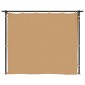 vidaXL Κιόσκι με Κουρτίνες Taupe 3 x 3 μ. Ατσάλινο