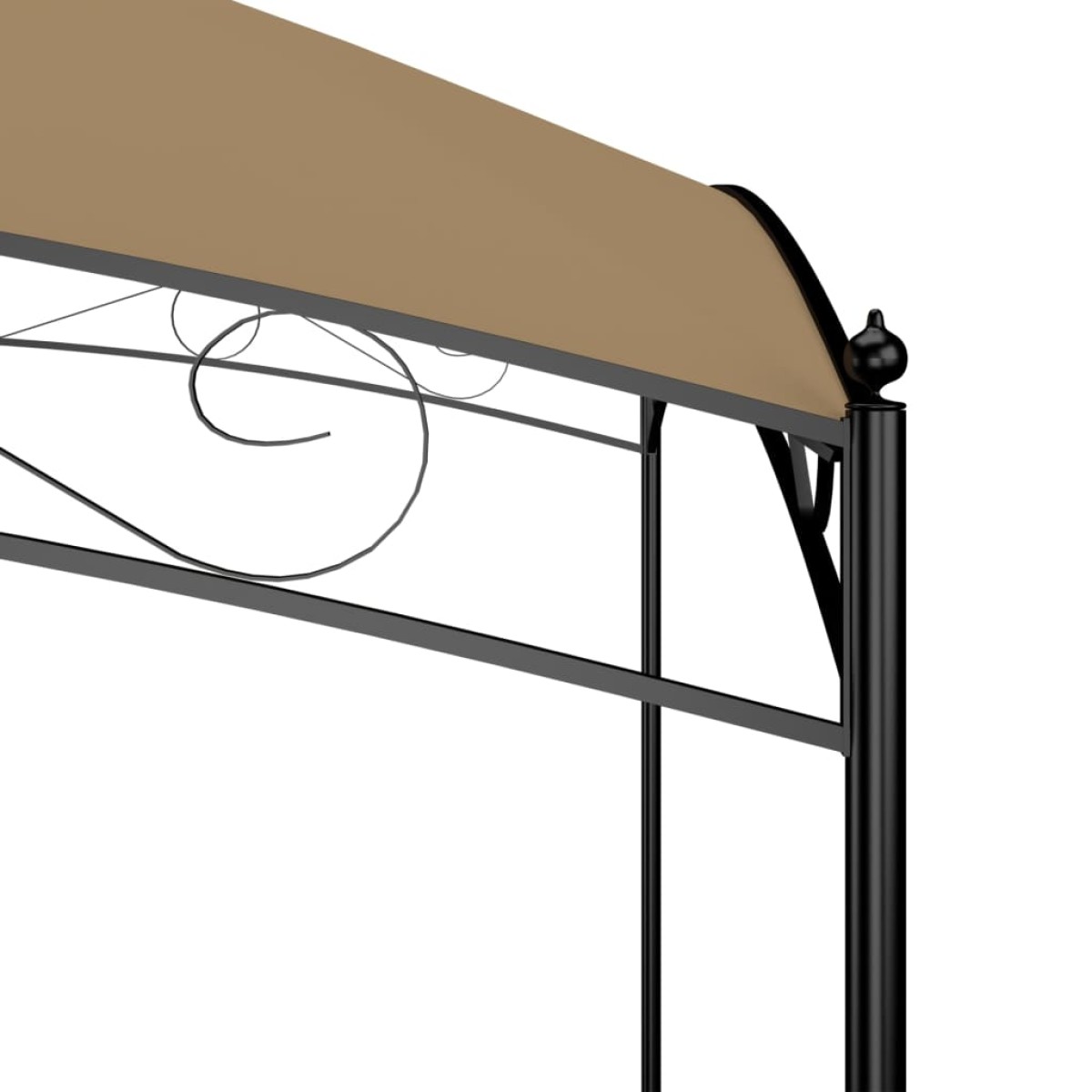 vidaXL Κιόσκι Taupe 3 x 3 x 2,65 μ. 180 γρ./μ²
