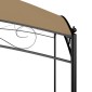 vidaXL Κιόσκι Taupe 3 x 3 x 2,65 μ. 180 γρ./μ²