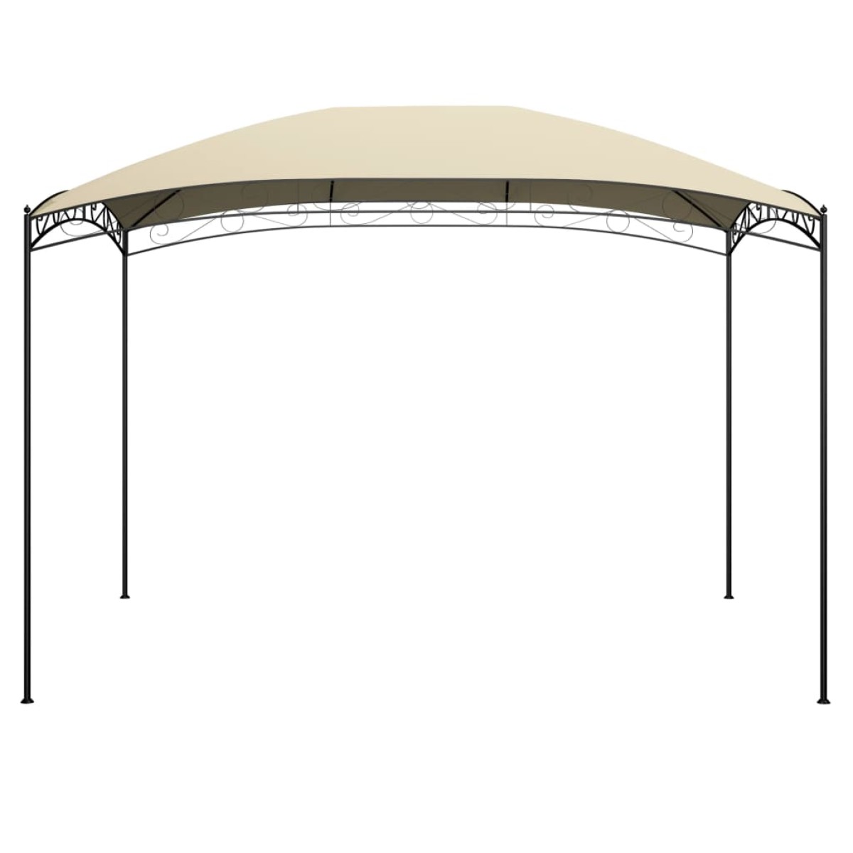 vidaXL Κιόσκι Κρεμ 3 x 4 x 2,65 μ. 180 γρ./μ²