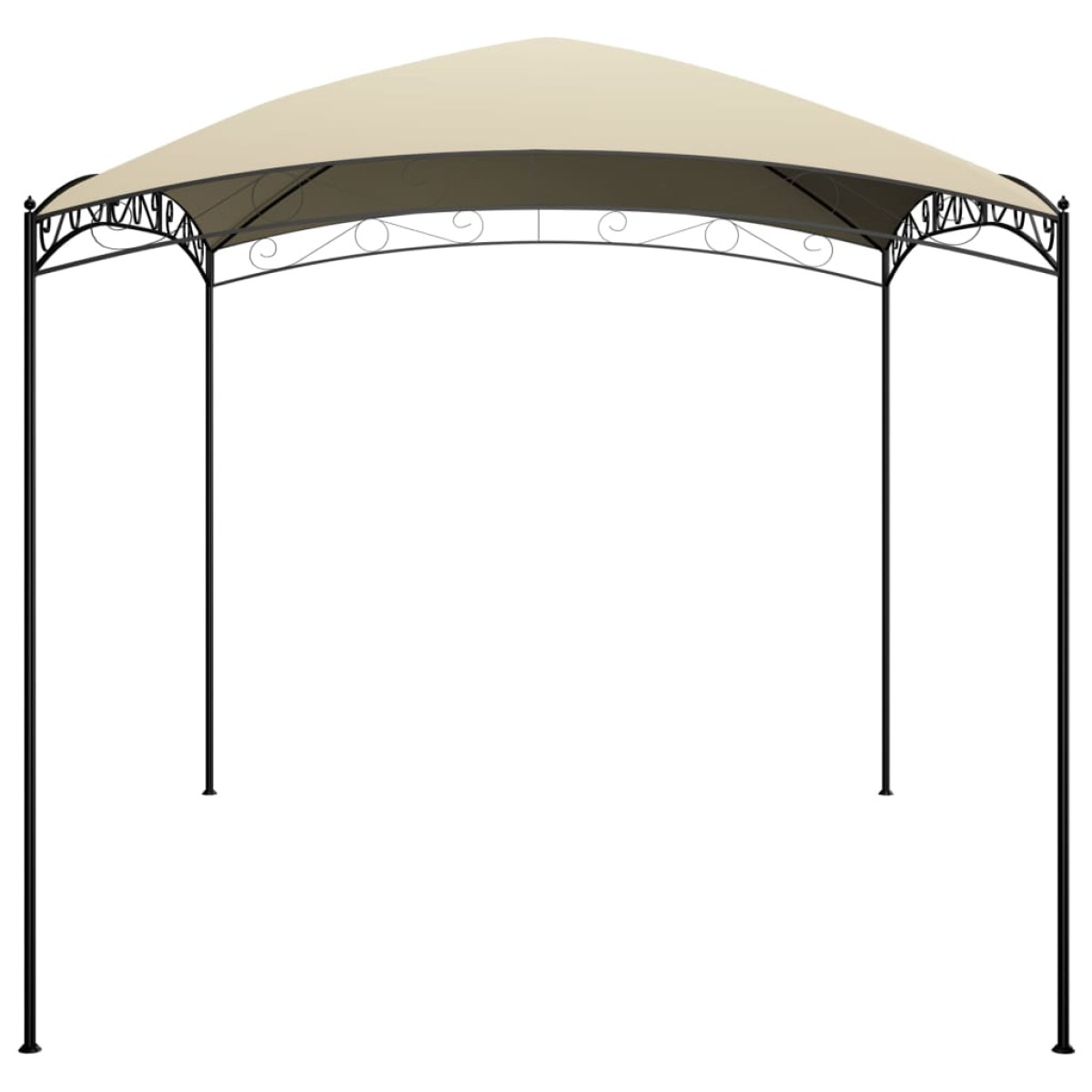 vidaXL Κιόσκι Κρεμ 3 x 4 x 2,65 μ. 180 γρ./μ²