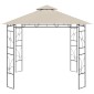 vidaXL Κιόσκι Κρεμ 3 x 3 x 2,7 μ. 160 γρ./μ²
