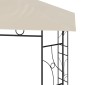 vidaXL Κιόσκι Κρεμ 3 x 3 x 2,7 μ. 160 γρ./μ²