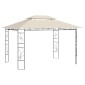 vidaXL Κιόσκι Κρεμ 4 x 3 x 2,7 μ. 160 γρ./μ²