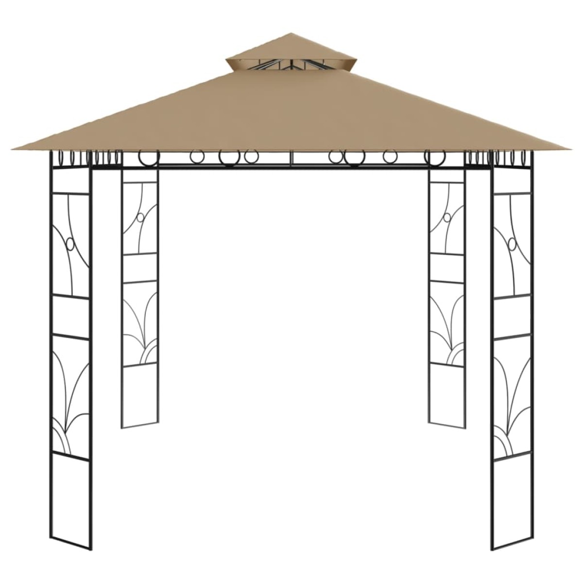 vidaXL Κιόσκι Taupe 4 x 3 x 2,7 μ. 160 γρ./μ²