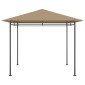 vidaXL Κιόσκι Taupe 3 x 3 x 2,7 μ. 180 γρ./μ²