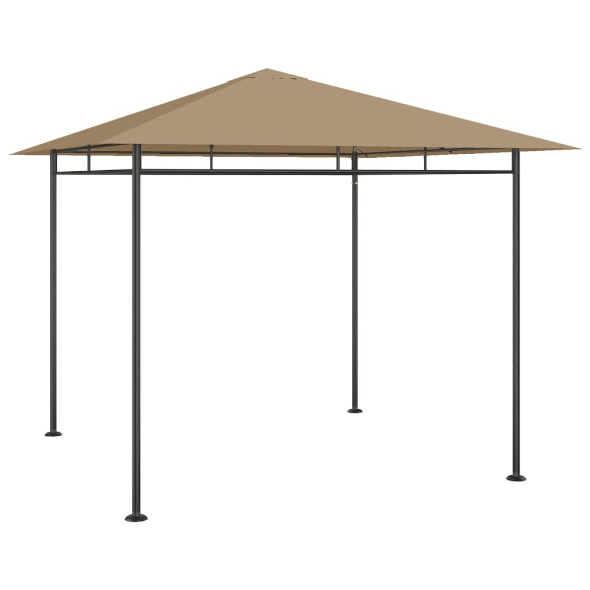 vidaXL Κιόσκι Taupe 3 x 3 x 2,7 μ. 180 γρ./μ²
