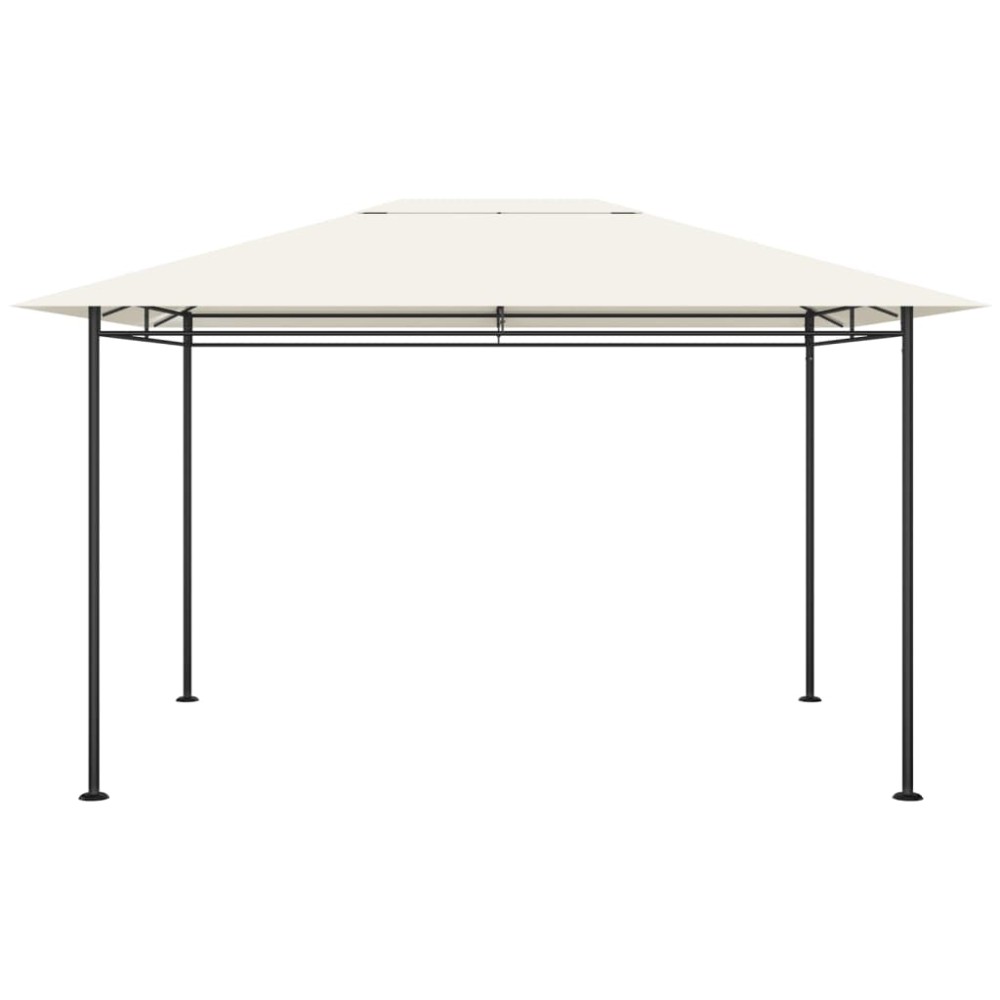 vidaXL Κιόσκι Κρεμ 384x281x270 εκ. 180 γρ./μ²