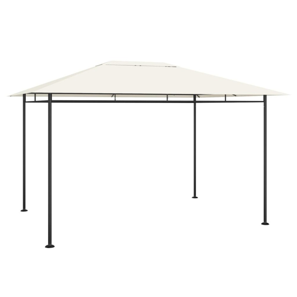 vidaXL Κιόσκι Κρεμ 384x281x270 εκ. 180 γρ./μ²