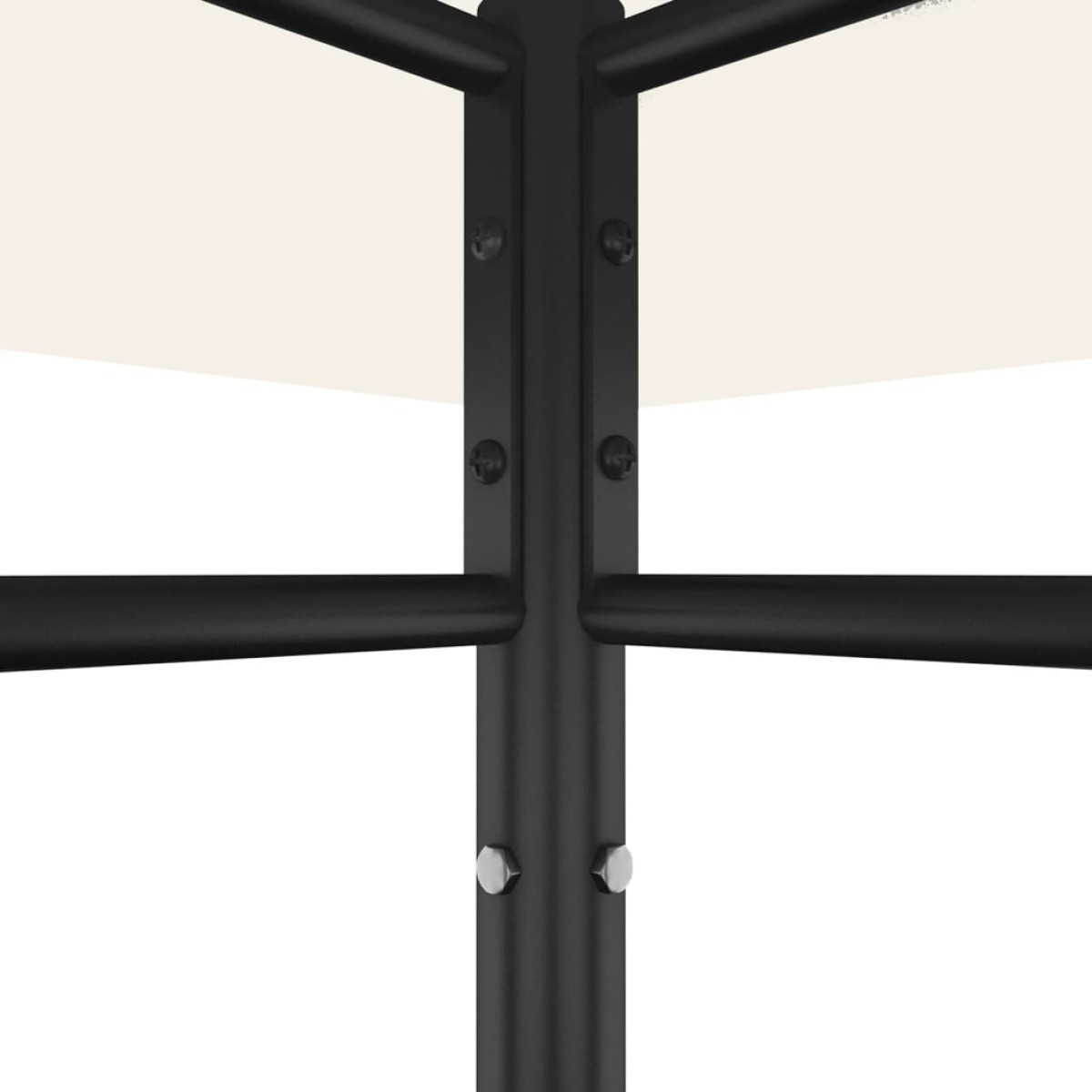 vidaXL Κιόσκι Κρεμ 384x281x270 εκ. 180 γρ./μ²