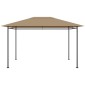 vidaXL Κιόσκι Taupe 384x281x270 εκ. 180 γρ./μ²