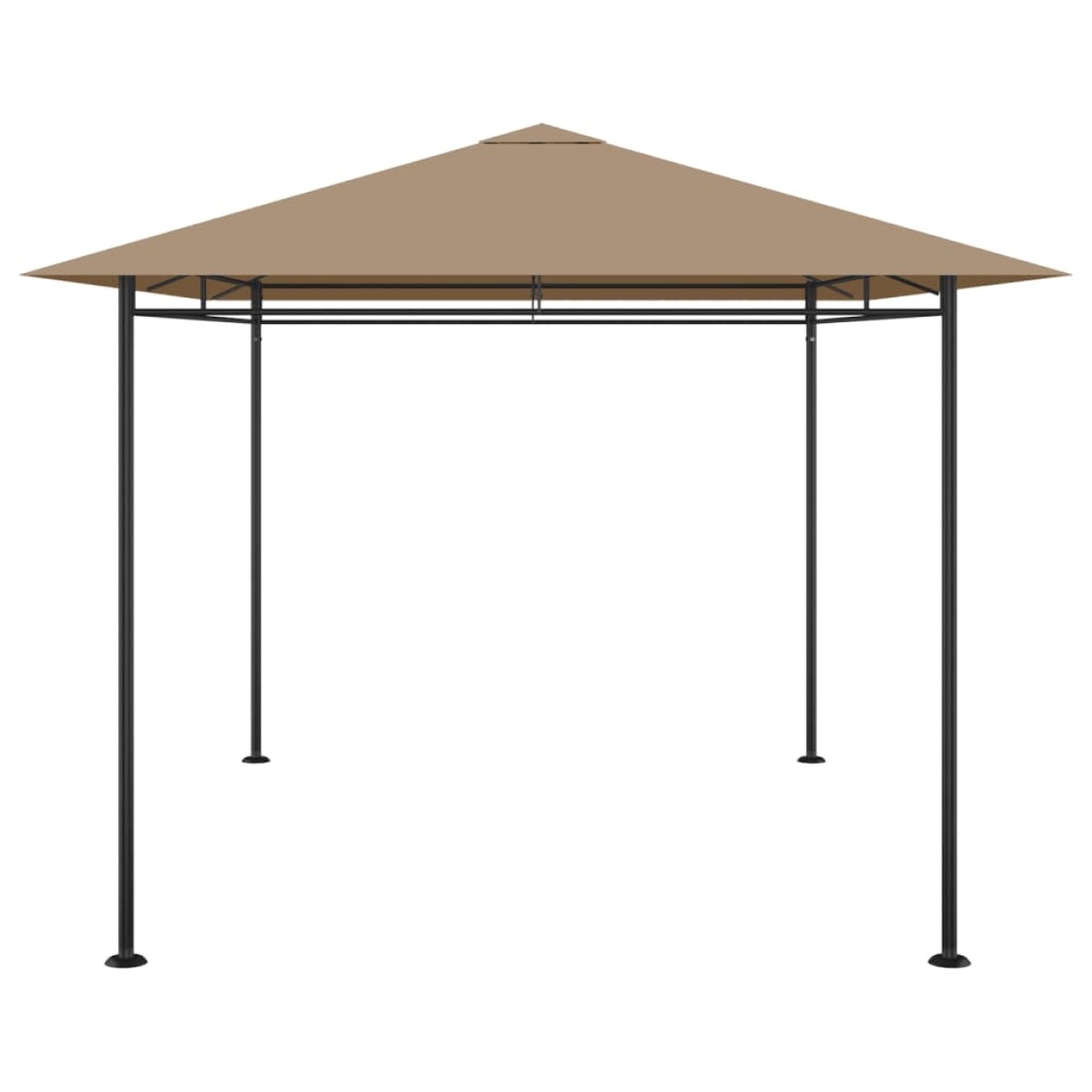 vidaXL Κιόσκι Taupe 384x281x270 εκ. 180 γρ./μ²