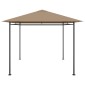 vidaXL Κιόσκι Taupe 384x281x270 εκ. 180 γρ./μ²