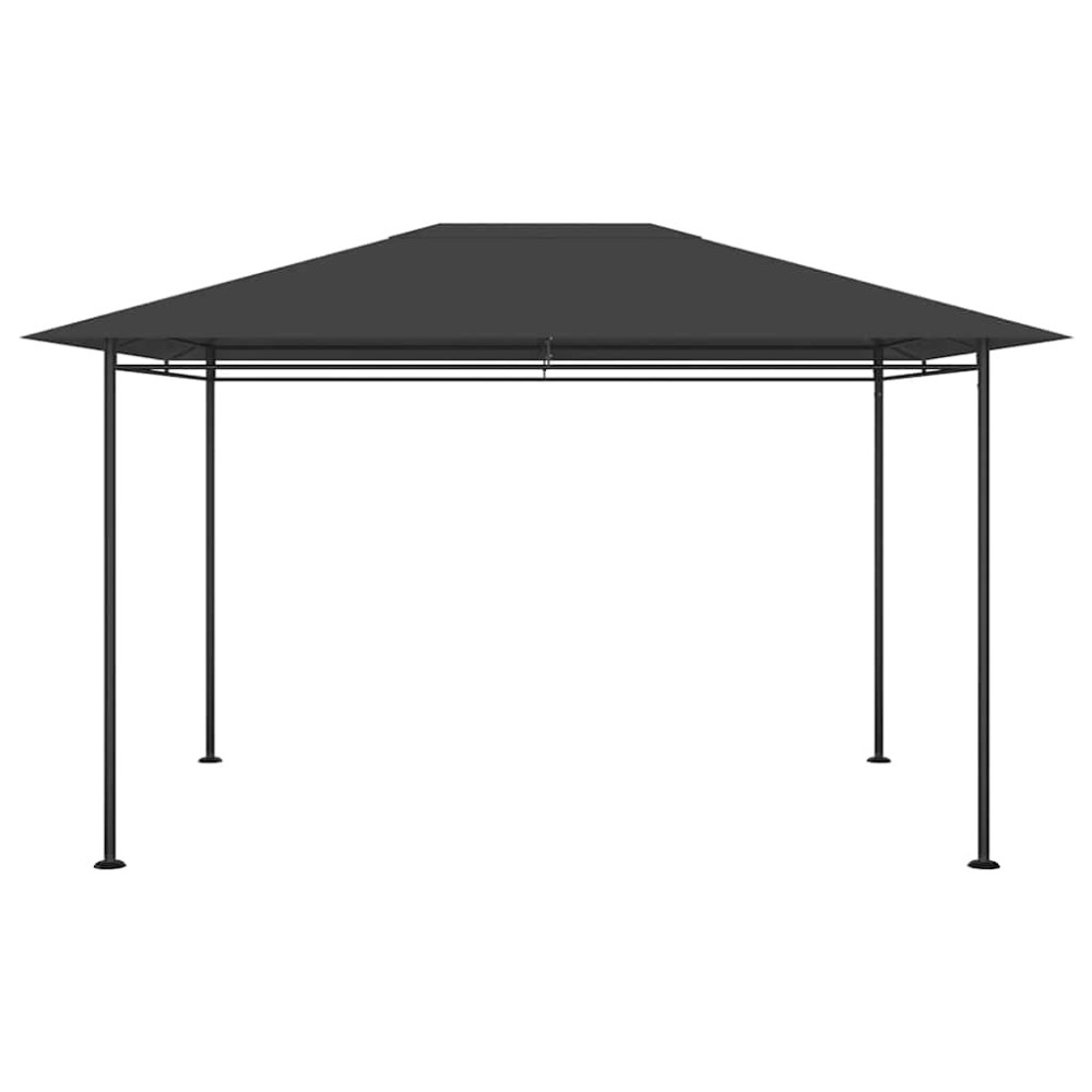 vidaXL Κιόσκι Ανθρακί 384x281x270 εκ. 180 γρ./μ²