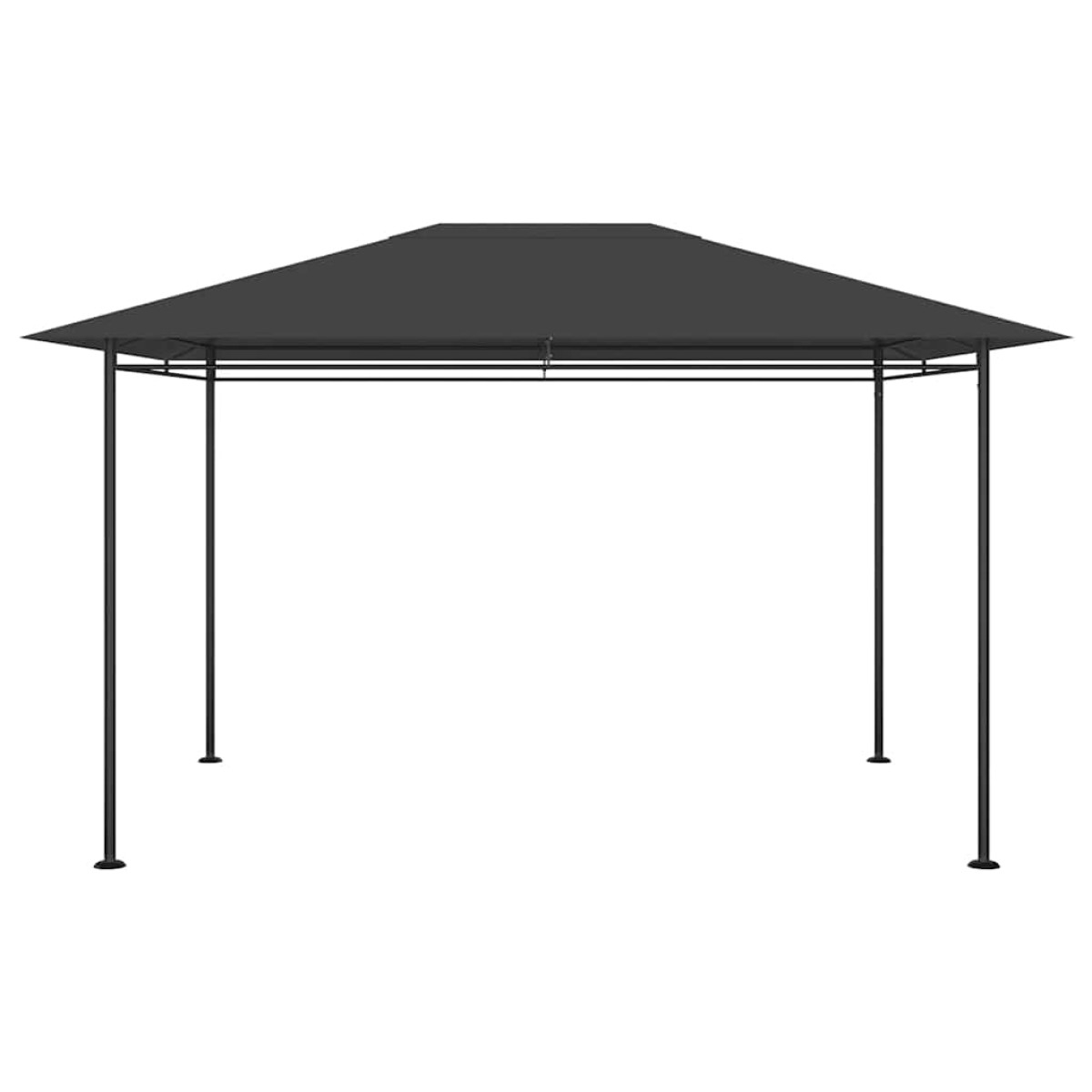 vidaXL Κιόσκι Ανθρακί 384x281x270 εκ. 180 γρ./μ²