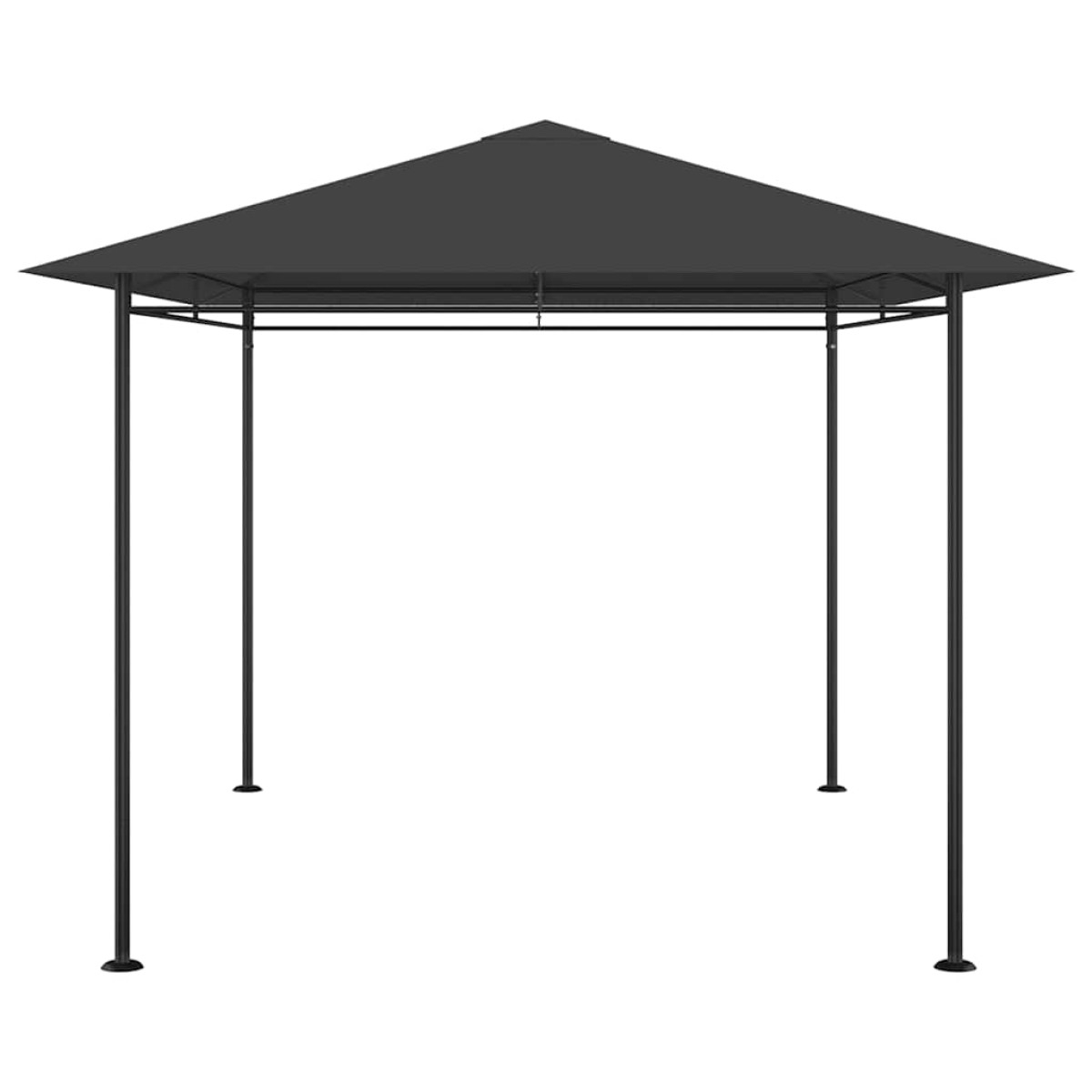 vidaXL Κιόσκι Ανθρακί 384x281x270 εκ. 180 γρ./μ²