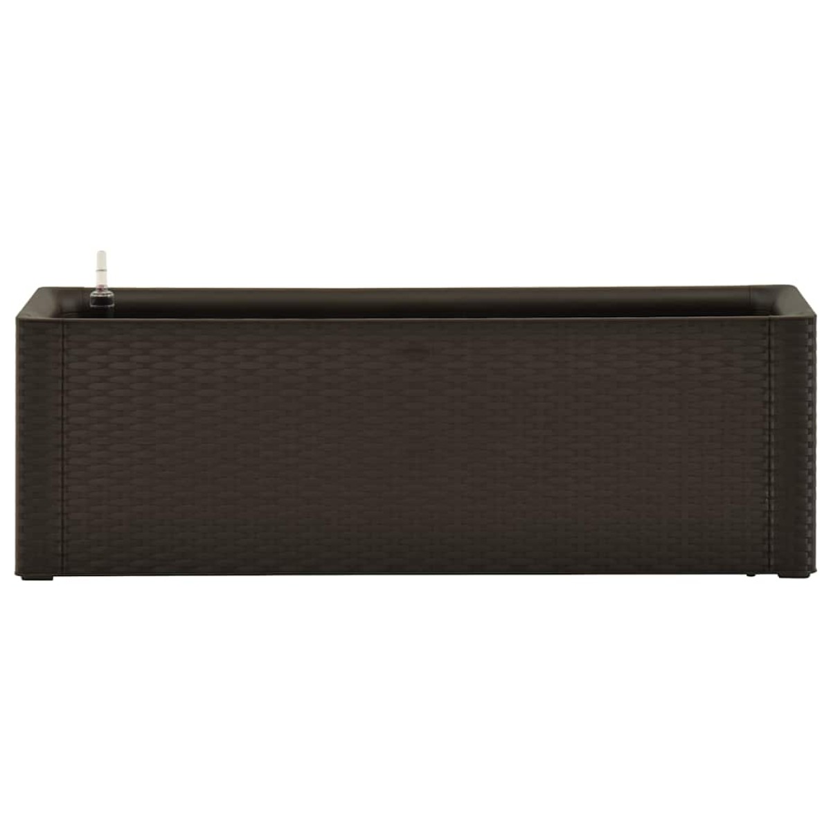 vidaXL Ζαρντινιέρα Κήπου Μόκα 100x43x33 εκ. με Αυτόματο Πότισμα