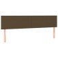vidaXL Κρεβάτι Boxspring με Στρώμα Σκούρο Καφέ 160x200 εκ Υφασμάτινο