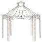 vidaXL Κιόσκι Κήπου Αντικέ Καφέ 400 x 258 x 378 εκ. Σιδερένιο
