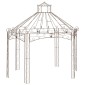 vidaXL Κιόσκι Κήπου Αντικέ Καφέ 400 x 258 x 378 εκ. Σιδερένιο
