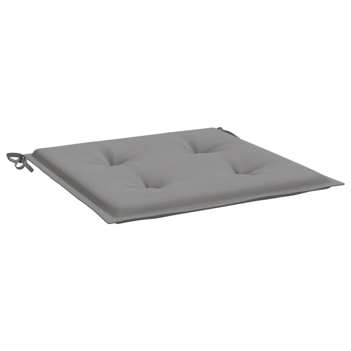 vidaXL Μαξιλάρια Καρέκλας Κήπου 2 τεμ. Γκρι 40x40x3 εκ. Υφασμάτινα