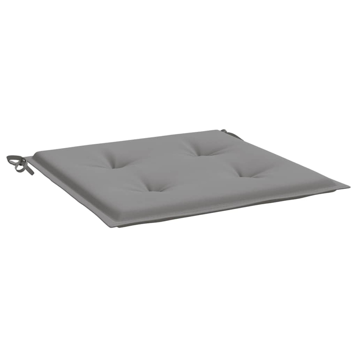 vidaXL Μαξιλάρια Καρέκλας Κήπου 2 τεμ. Γκρι 40x40x3 εκ. Υφασμάτινα