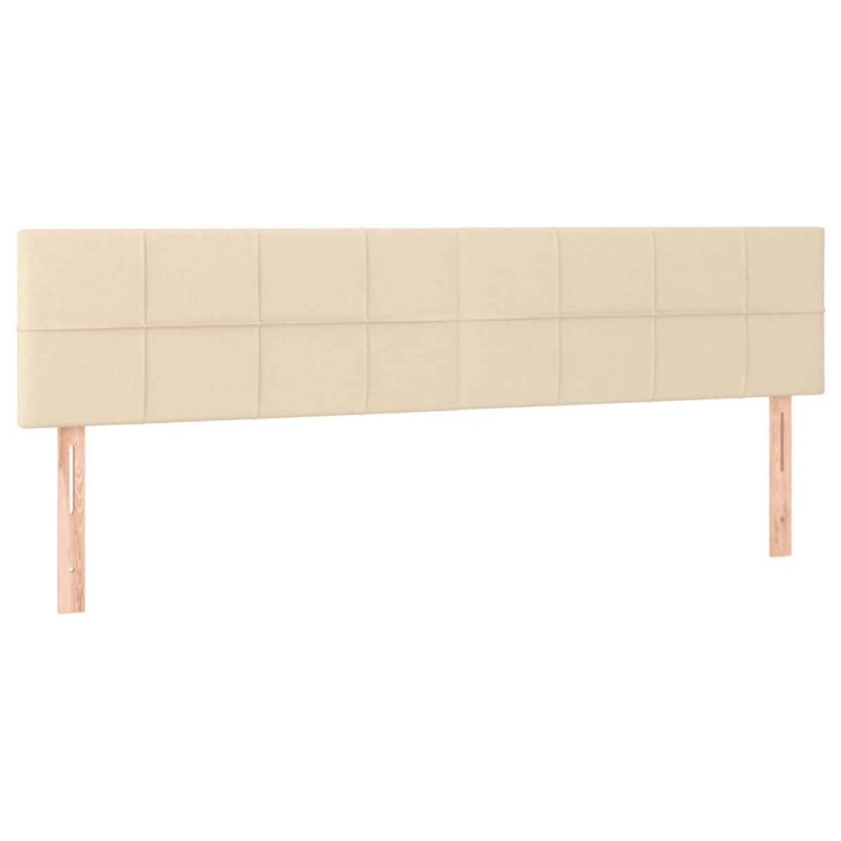 vidaXL Κρεβάτι Boxspring με Στρώμα Κρεμ 180x200 εκ. Υφασμάτινο