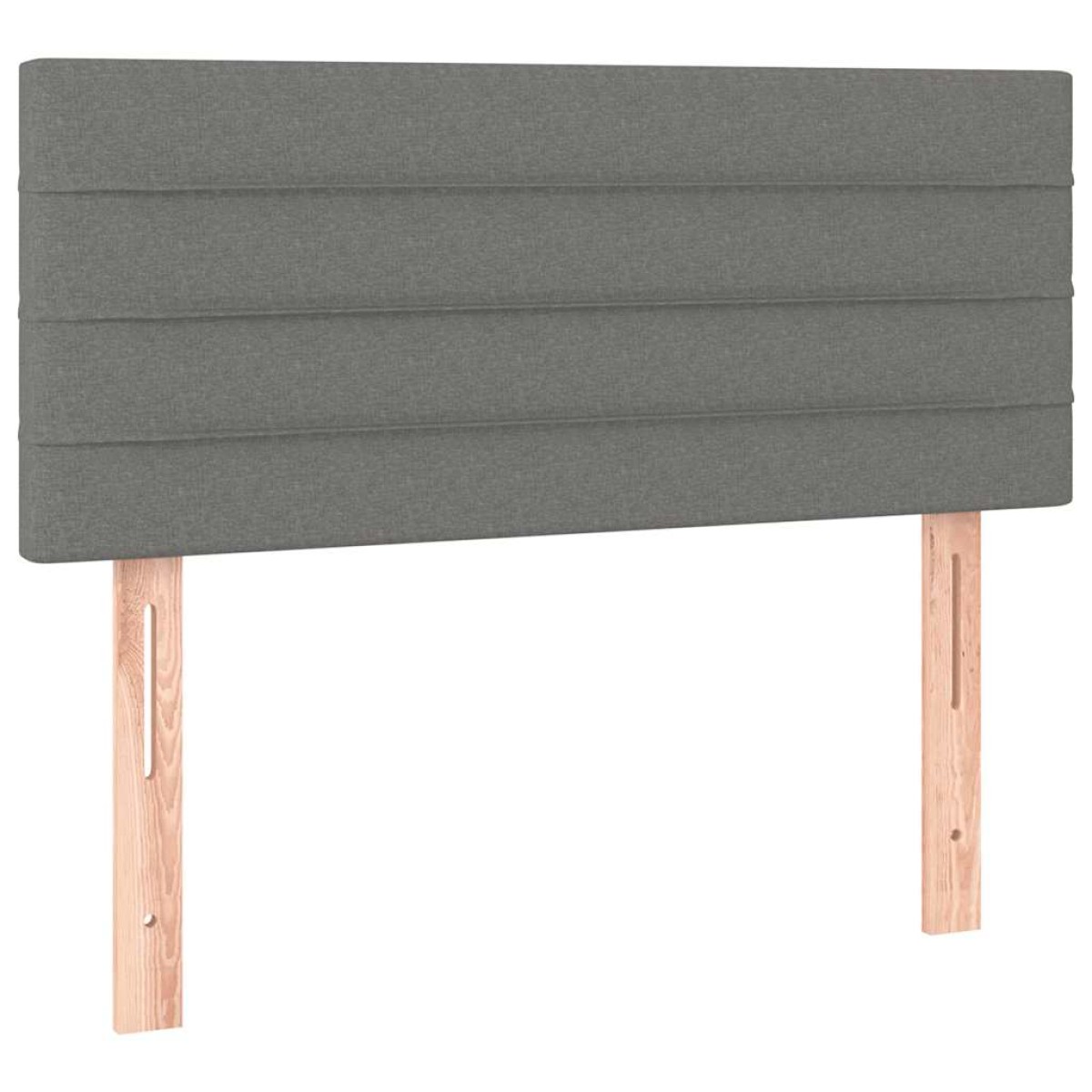 vidaXL Κρεβάτι Boxspring με Στρώμα Σκούρο Γκρι 80x200 εκ. Υφασμάτινο
