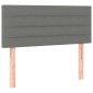 vidaXL Κρεβάτι Boxspring με Στρώμα Σκούρο Γκρι 80x200 εκ. Υφασμάτινο