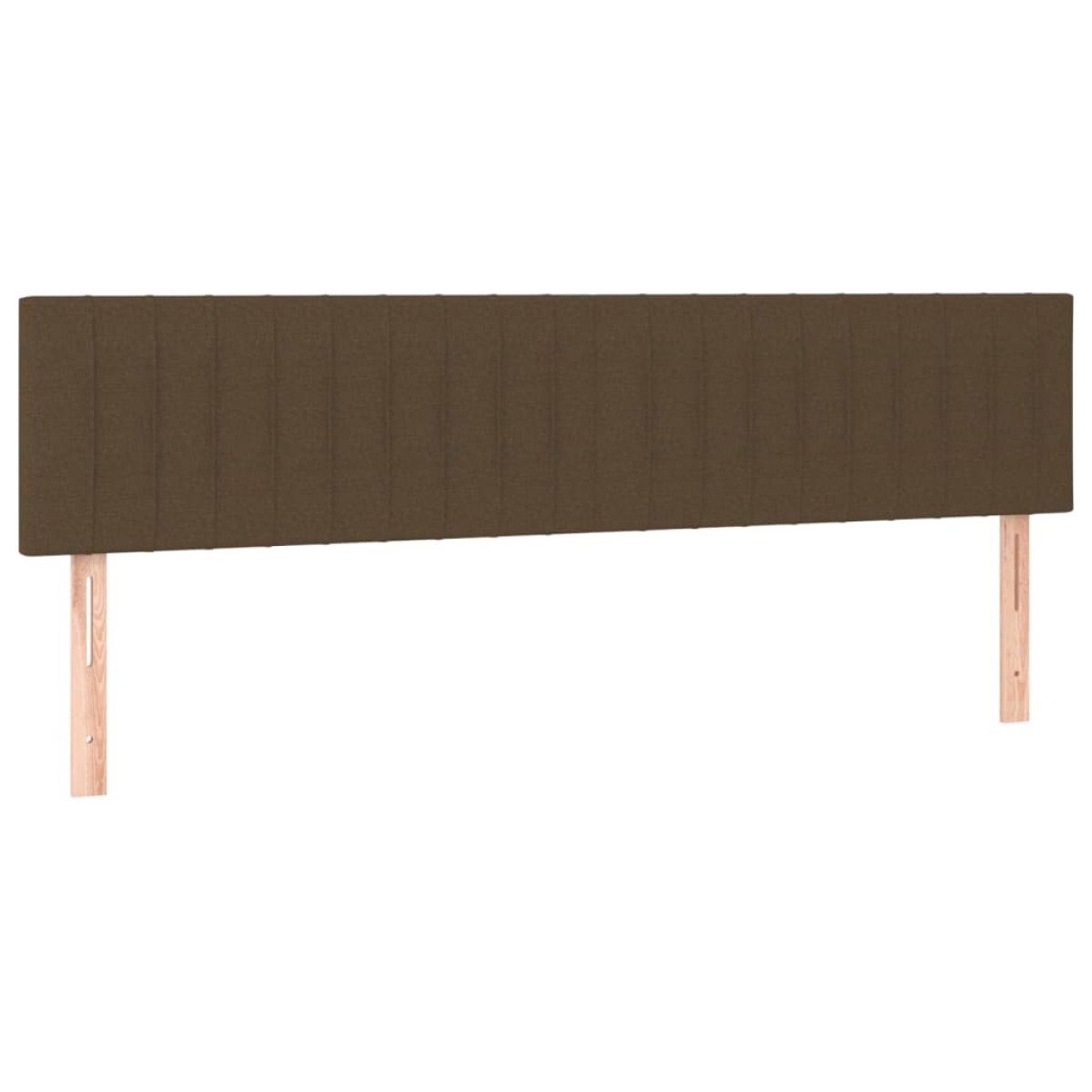 vidaXL Κρεβάτι Boxspring με Στρώμα Σκούρο Καφέ 160x200 εκ Υφασμάτινο