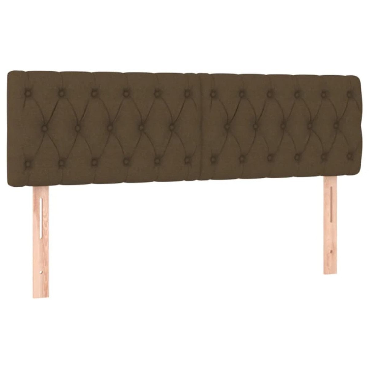 vidaXL Κρεβάτι Boxspring με Στρώμα Σκούρο Καφέ 160x200 εκ Υφασμάτινο