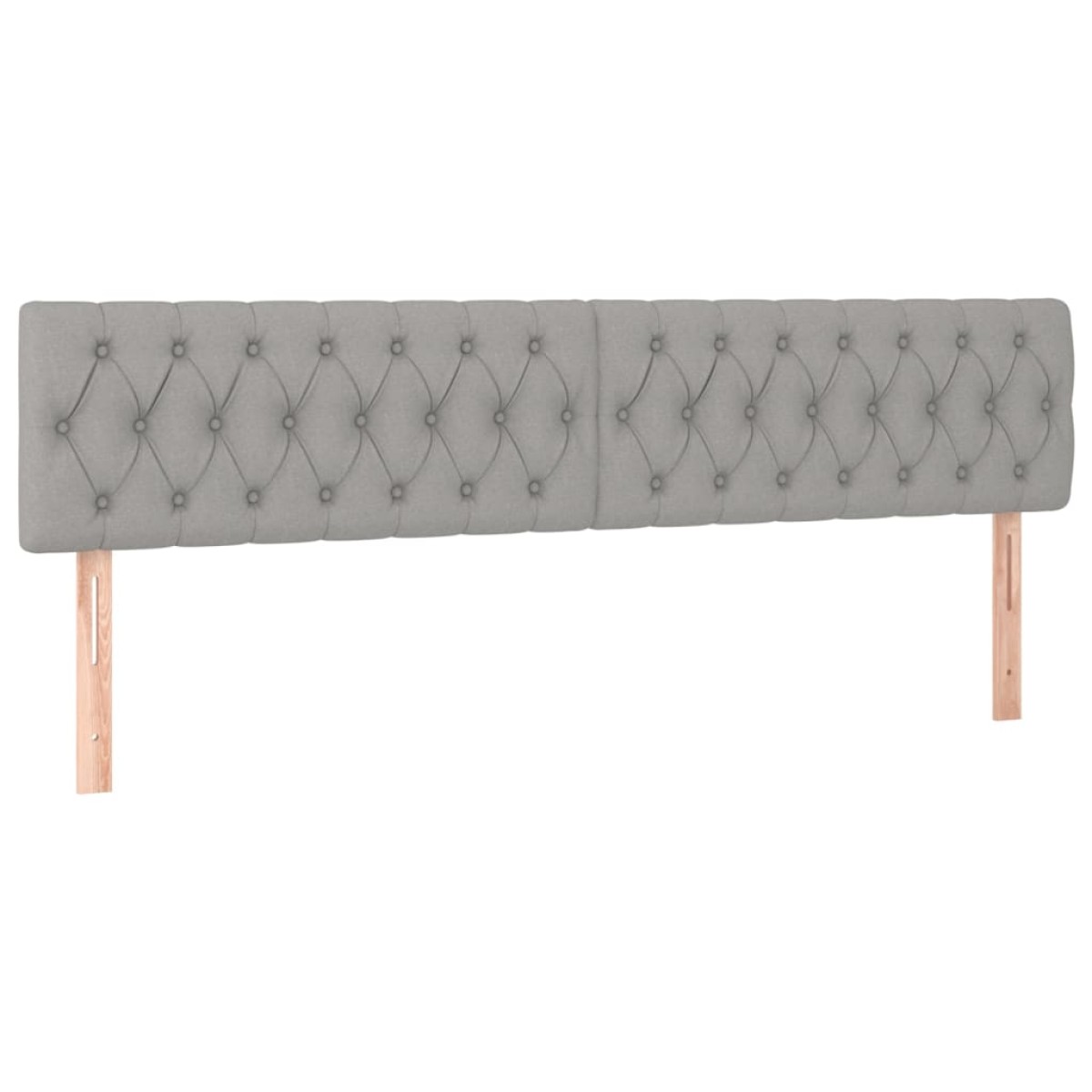vidaXL Κρεβάτι Boxspring με Στρώμα Ανοιχτό Γκρι 200x200 εκ. Υφασμάτινο