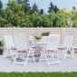 vidaXL Μαξιλάρια Καρέκλας 6τεμ Κόκκινο Καρό 40x40x3εκ. Ύφασμα Oxford
