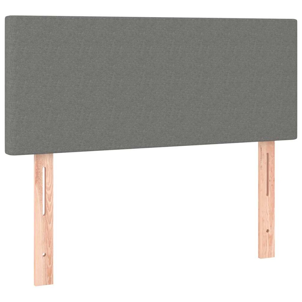 vidaXL Κρεβάτι Boxspring με Στρώμα Σκούρο Γκρι 80x200 εκ. Υφασμάτινο
