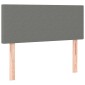 vidaXL Κρεβάτι Boxspring με Στρώμα Σκούρο Γκρι 80x200 εκ. Υφασμάτινο