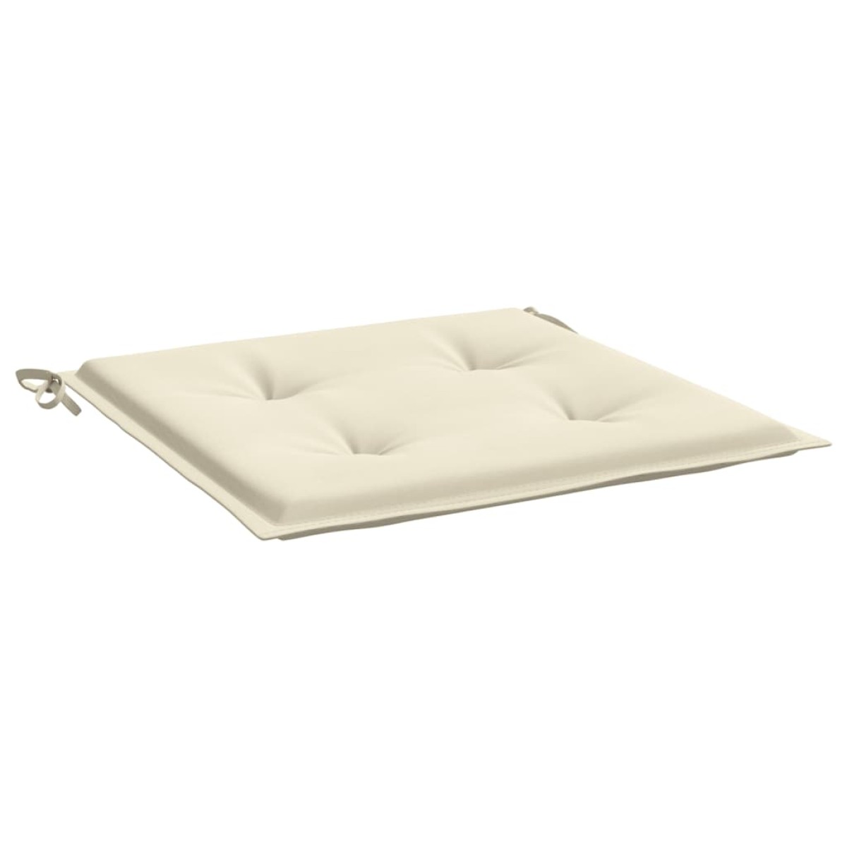 vidaXL Μαξιλάρια Καρέκλας Κήπου 4 τεμ. Κρεμ 50x50x3 εκ. Ύφασμα Oxford