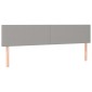 vidaXL Κρεβάτι Boxspring με Στρώμα Ανοιχτό Γκρι 200x200 εκ. Υφασμάτινο