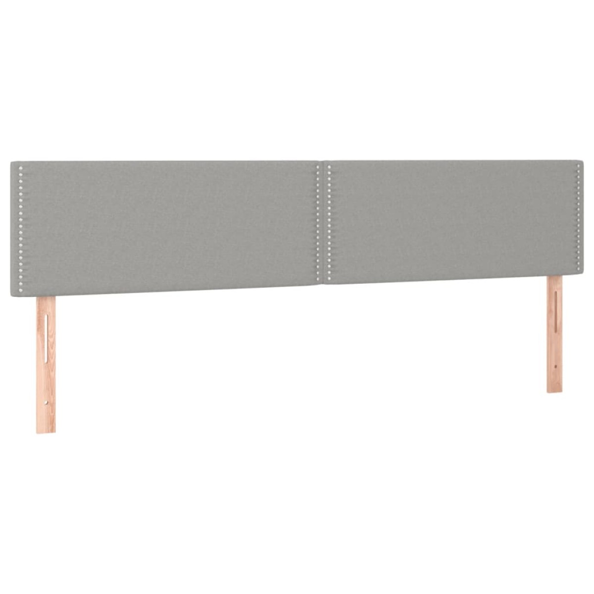 vidaXL Κρεβάτι Boxspring με Στρώμα Ανοιχτό Γκρι 180x200 εκ. Υφασμάτινο