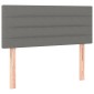 vidaXL Κρεβάτι Boxspring με Στρώμα Σκούρο Γκρι 80x200 εκ. Υφασμάτινο