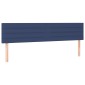 vidaXL Κρεβάτι Boxspring με Στρώμα Μπλε 160x200 εκ. Υφασμάτινο