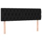 vidaXL Κρεβάτι Boxspring με Στρώμα Μαύρο 140x200 εκ. Υφασμάτινο