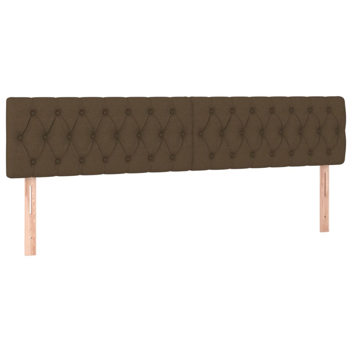 vidaXL Κρεβάτι Boxspring με Στρώμα Σκούρο Καφέ 180x200 εκ Υφασμάτινο