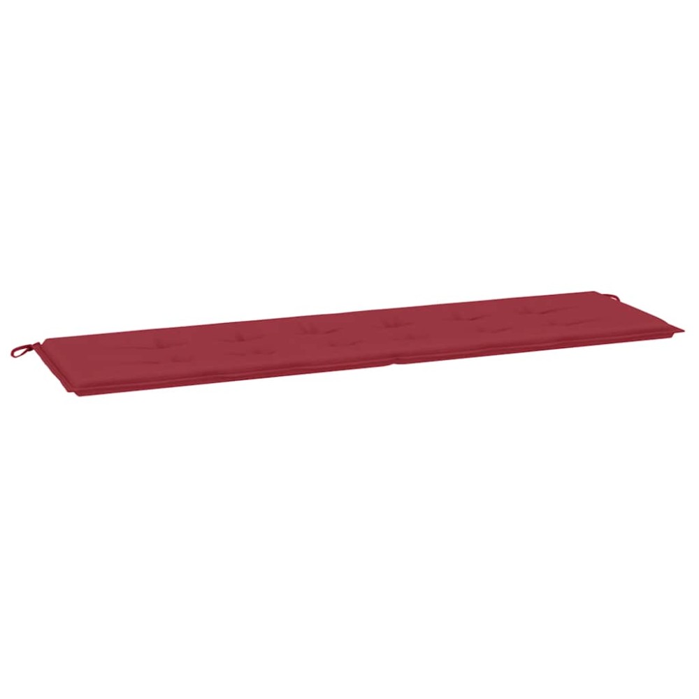 vidaXL Μαξιλάρι Πάγκου Κήπου Μπορντό 180x50x7 εκ. Ύφασμα Oxford