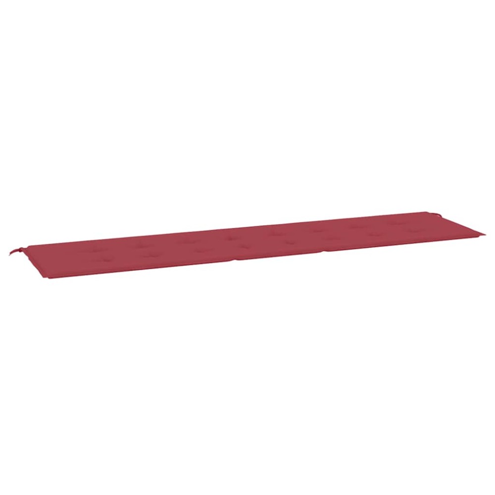 vidaXL Μαξιλάρι Πάγκου Κήπου Μπορντό 200x50x3 εκ. Ύφασμα Oxford
