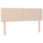 vidaXL Κρεβάτι Boxspring με Στρώμα Καπουτσίνο 140x190εκ.από Συνθ.Δέρμα