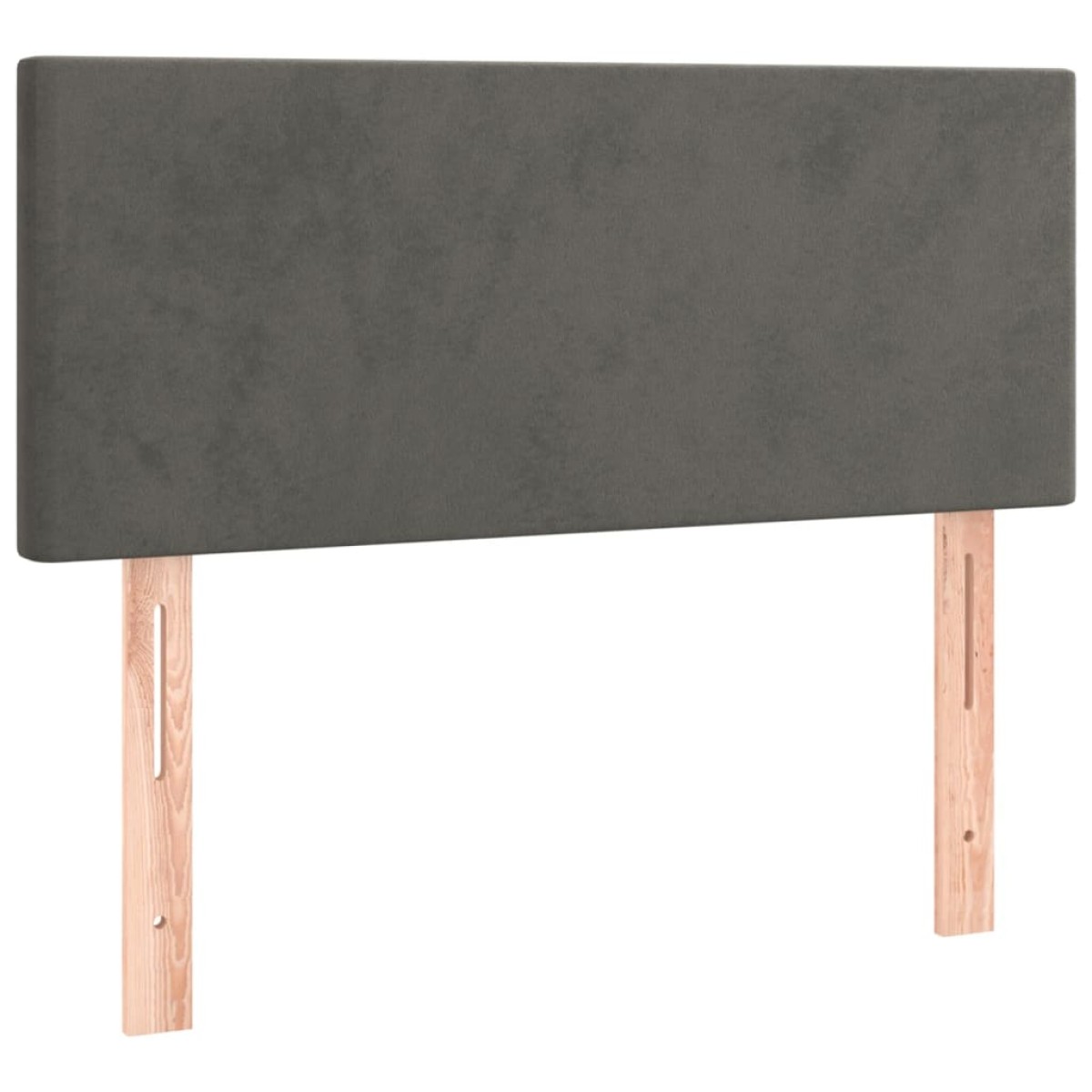 vidaXL Κρεβάτι Boxspring με Στρώμα Σκούρο Γκρι 120x200 εκ. Βελούδινο
