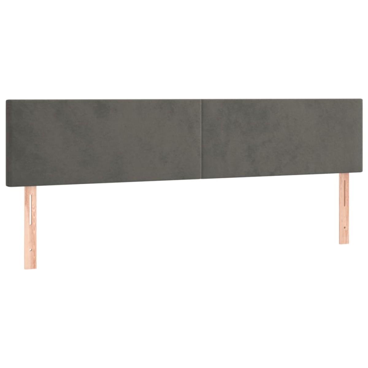 vidaXL Κρεβάτι Boxspring με Στρώμα Σκούρο Γκρι 160x200 εκ. Βελούδινο