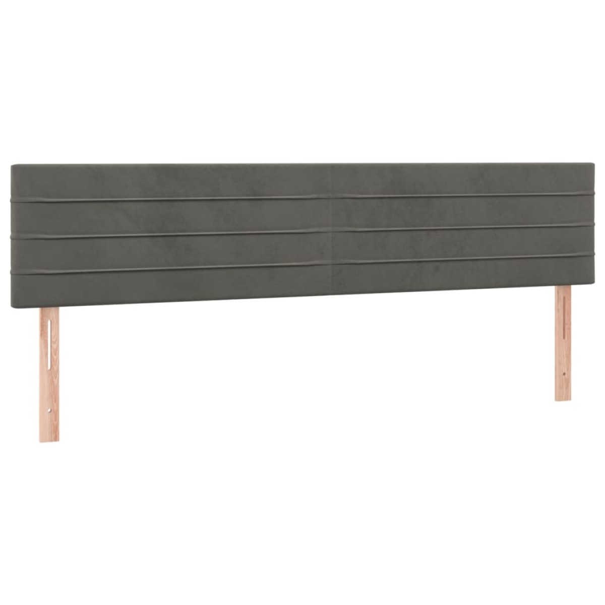 vidaXL Κρεβάτι Boxspring με Στρώμα Σκούρο Γκρι 160x200 εκ. Βελούδινο